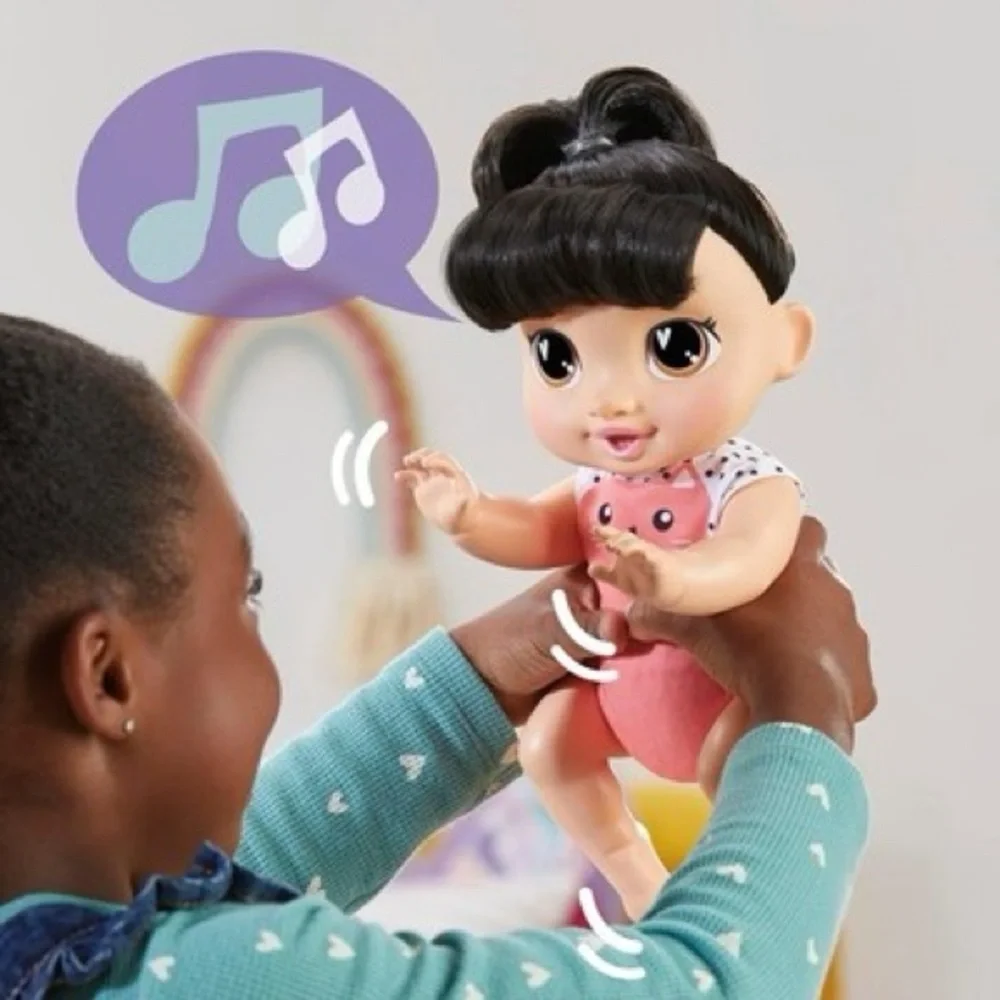 New Baby Alive Crawl 'n Play Katie Kat Doll Electronic 40+ Adorable Sound Age 3+